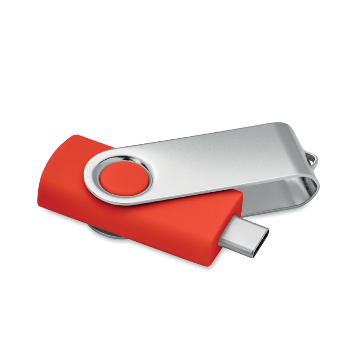 COLODRI - 16GB USB flash 3.0 type-C MO1401 - Rood