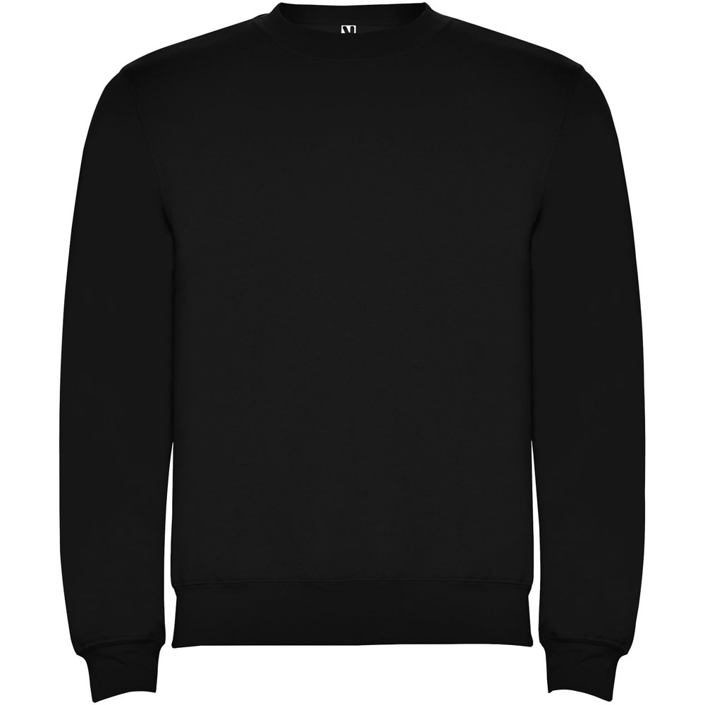 Clasica unisex trui met ronde hals - Zwart