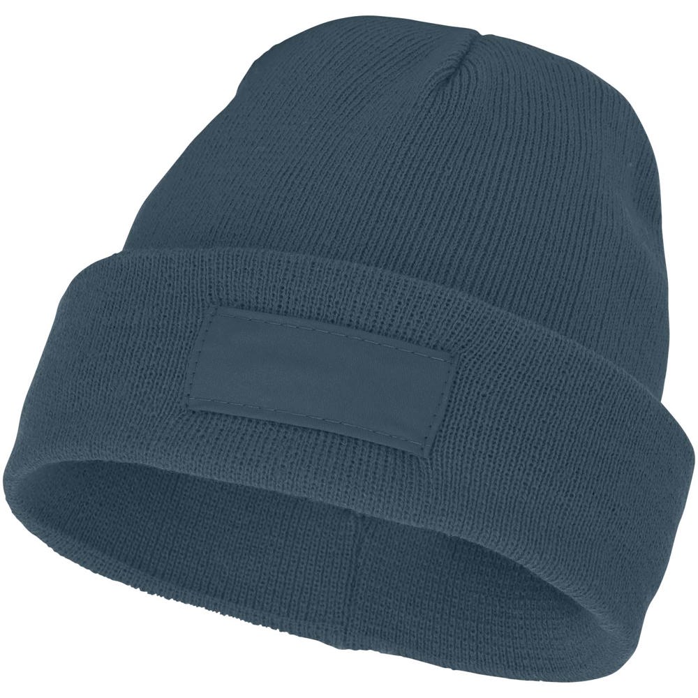 Boreas beanie met patch - Hale blauw