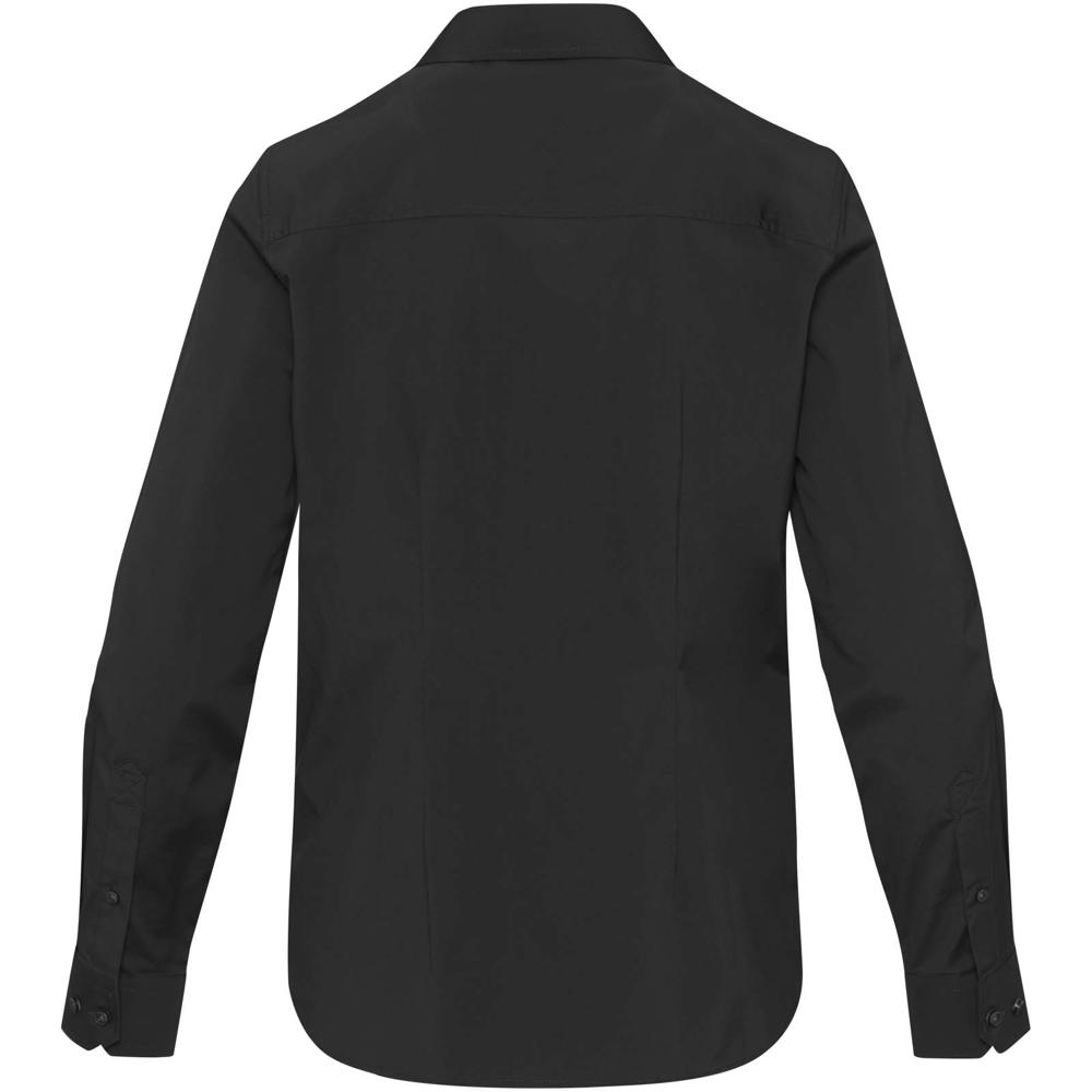 Carnelian poplin damesshirt