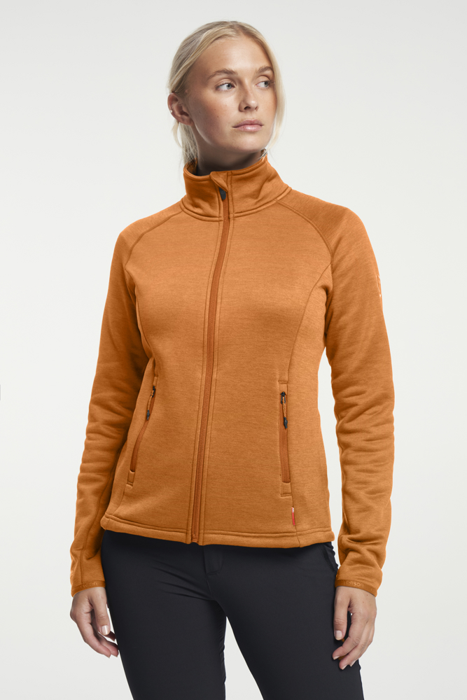 TXlite Midlayer Zip Dames - Donker Oranje