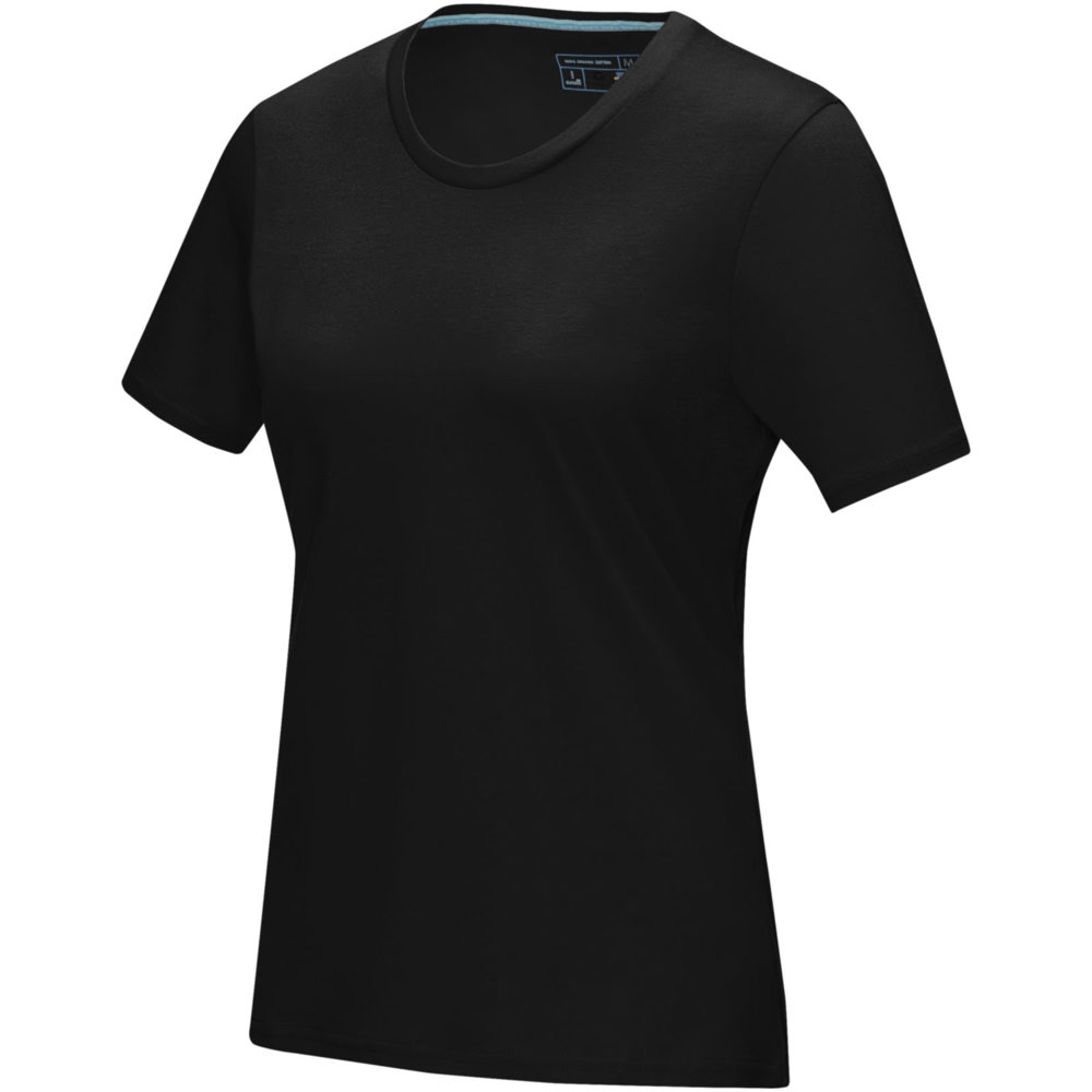 Azurite dames T-shirt met korte mouwen biologisch textiel - Zwart