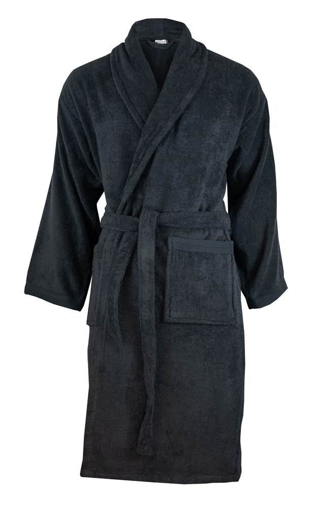 Organic Bathrobe - Antraciet