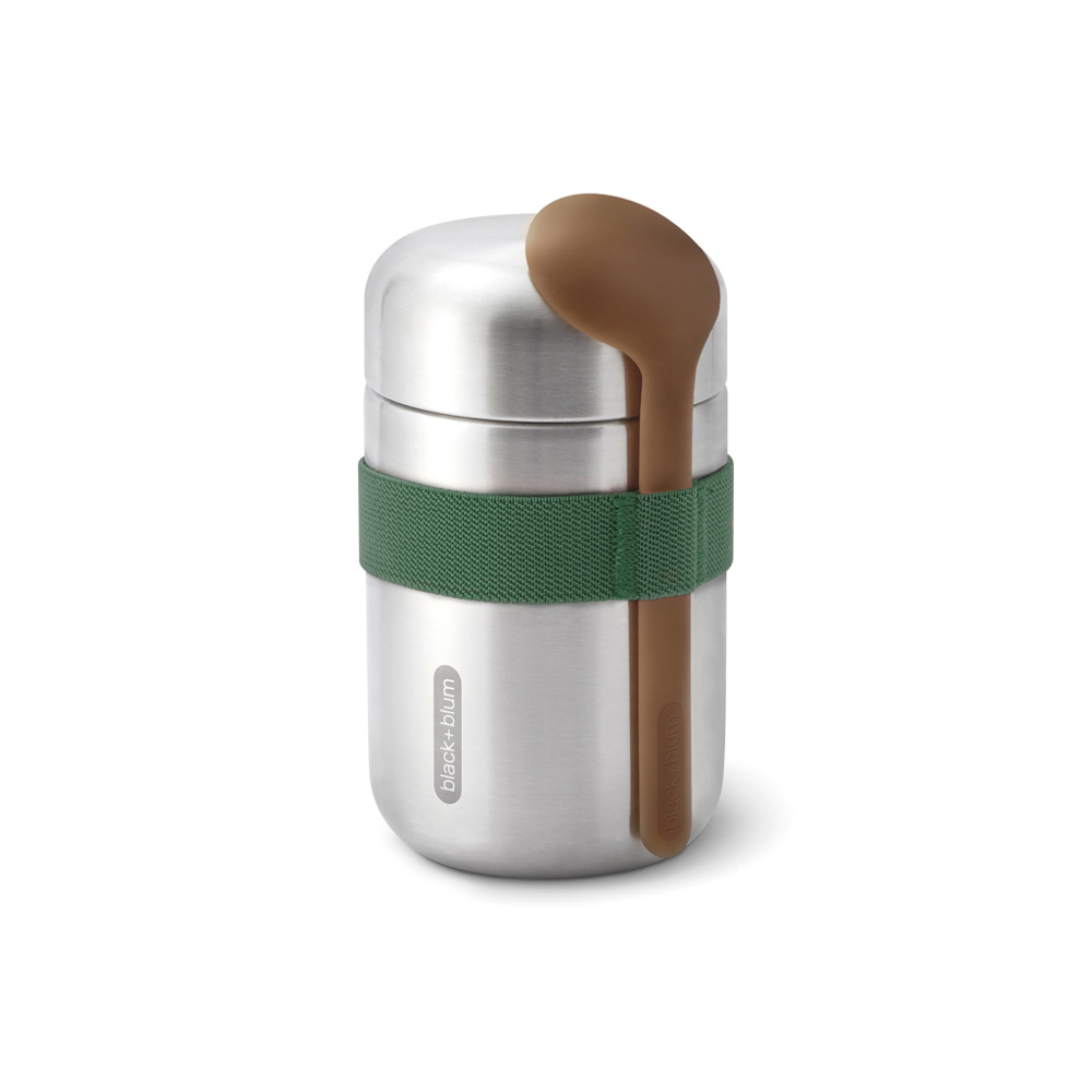 Black+Blum Voedsel container 400 ml - olijfgroen (± PMS 357)