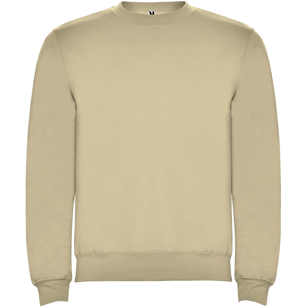 Clasica unisex trui met ronde hals - Zand