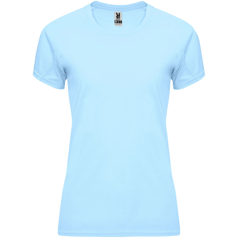 Bahrain 135 g/m² sportshirt met korte mouwen voor dames - Hemelsblauw