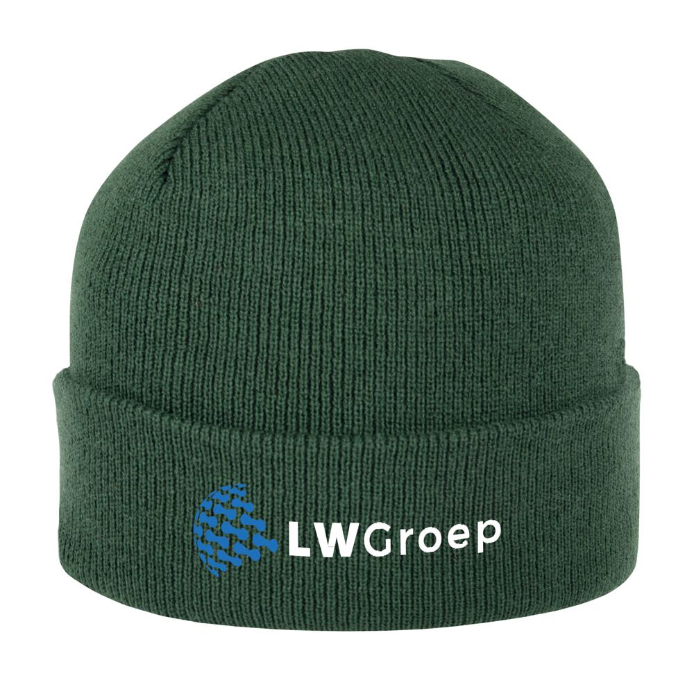 Beanie With Brim - Flessengroen