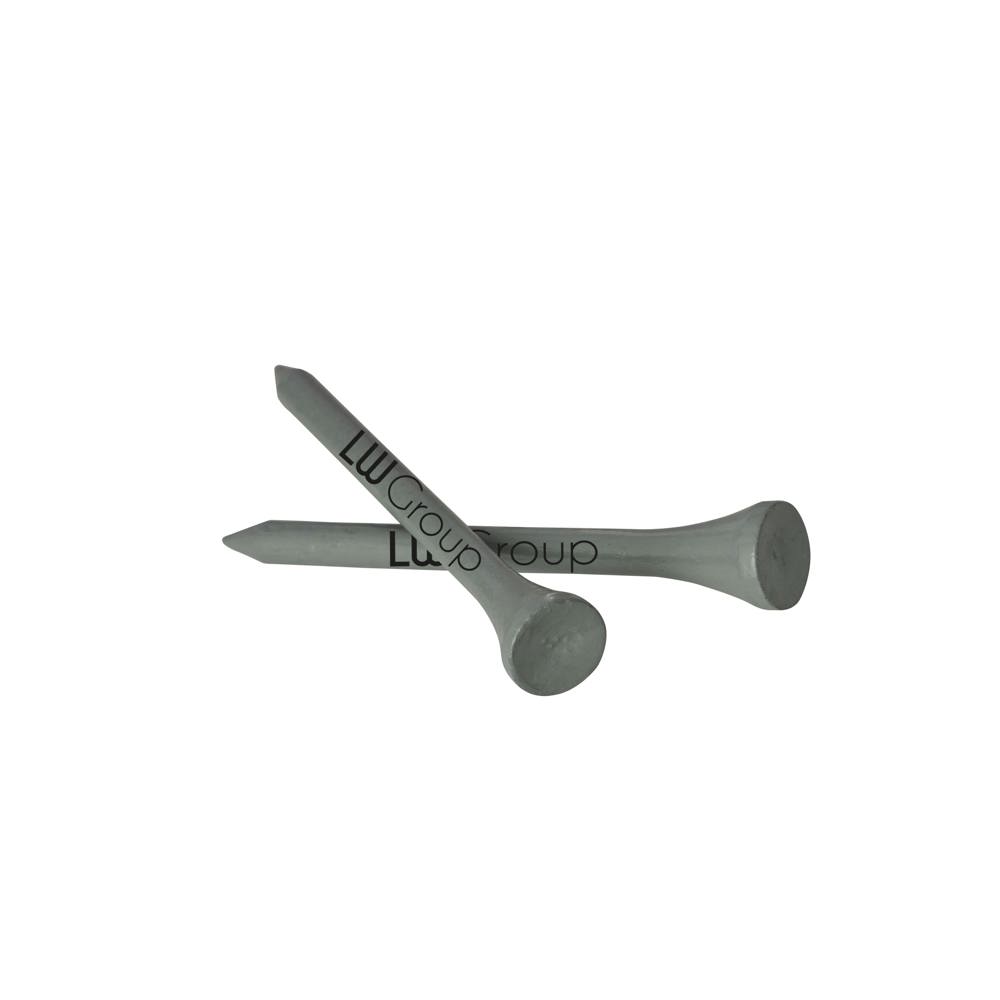 Bamboe houten tee 70 mm - Grijs