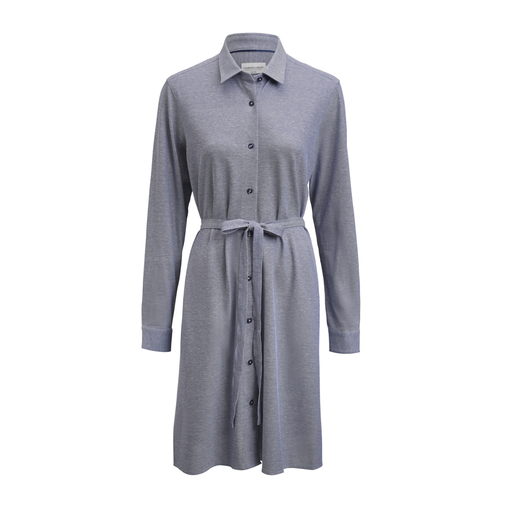 Indigo Bow 133 Overhemdjurk Dames - Marine