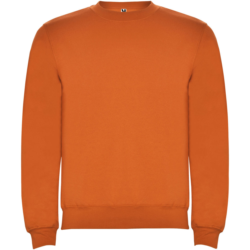 Clasica unisex trui met ronde hals - Oranje