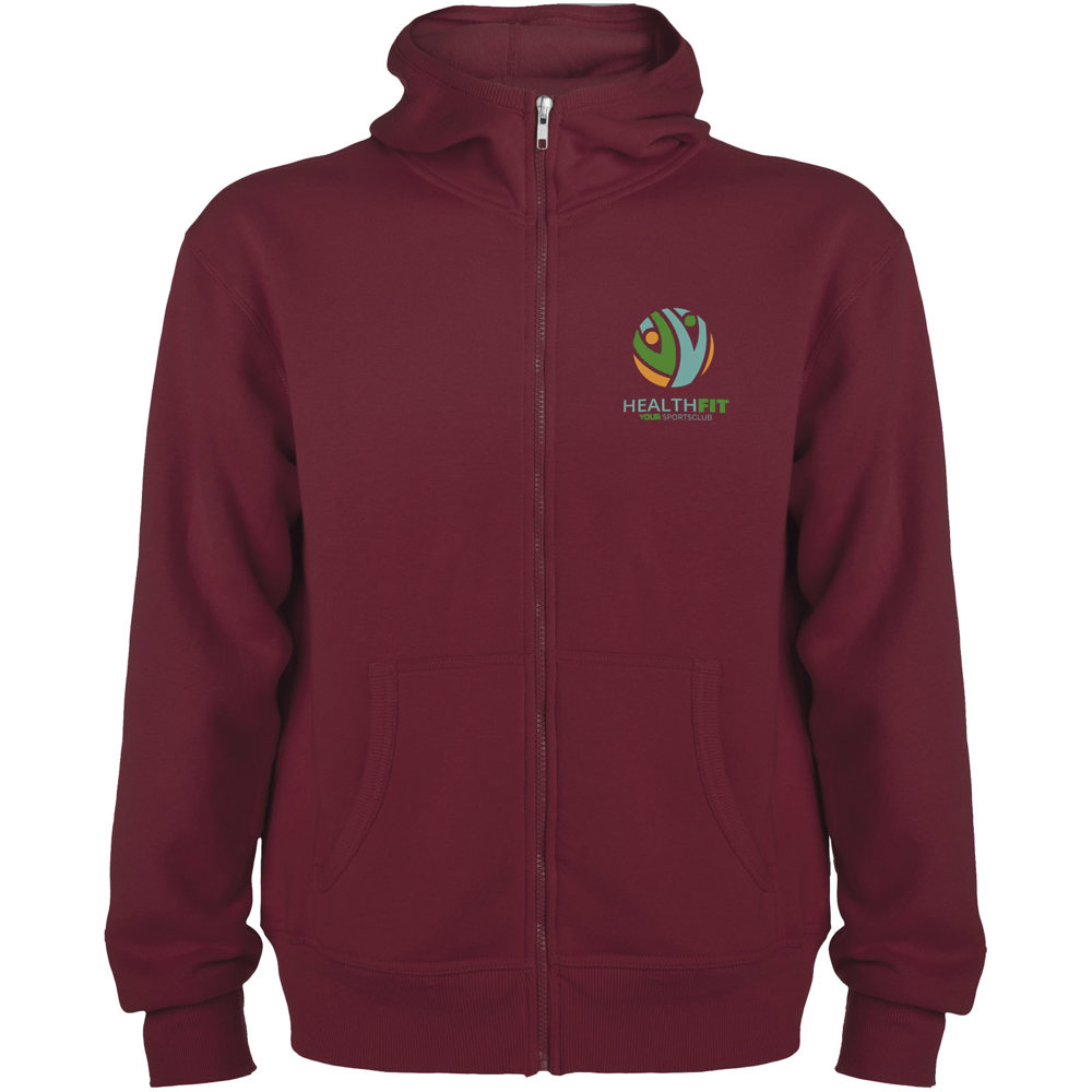 Montblanc 280 g/m² unisex hoodie met volledige rits