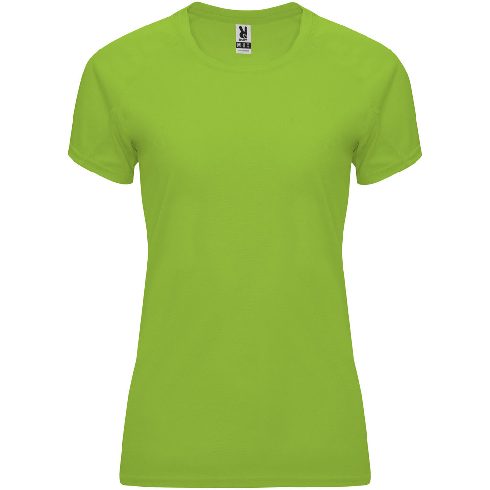 Bahrain 135 g/m² sportshirt met korte mouwen voor dames - Lime