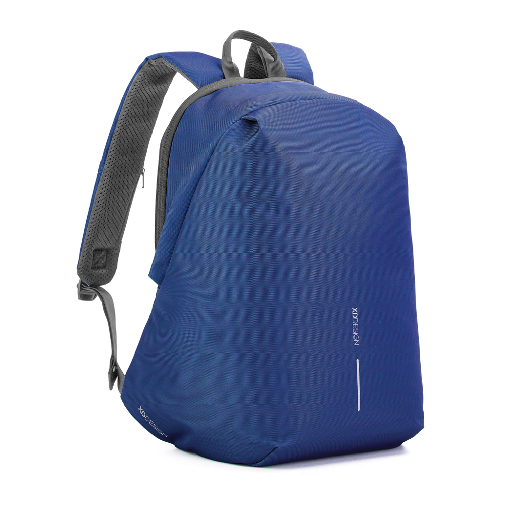 Bobby Soft, anti-diefstal rugzak - royal blue, grijs (± PMS 7684 C/ ± PMS Cool Grey 9)
