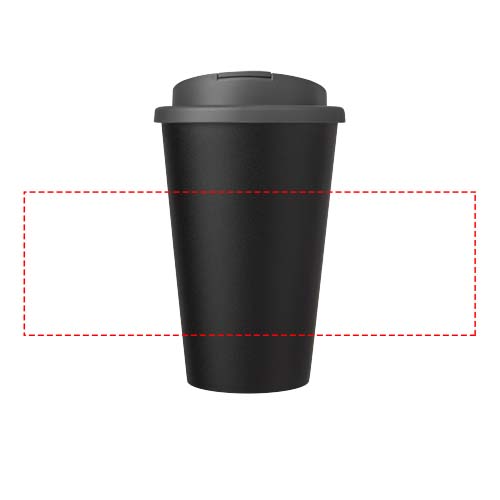 Americano® Eco 350 ml gerecyclede beker met spill-proof deksel