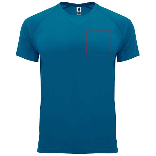 Bahrain 135 g/m² sportshirt met korte mouwen voor heren