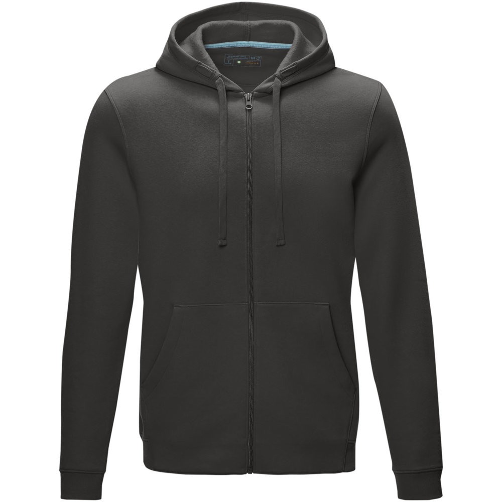 Ruby heren biologische gerecyclede hoodie met volledige rits