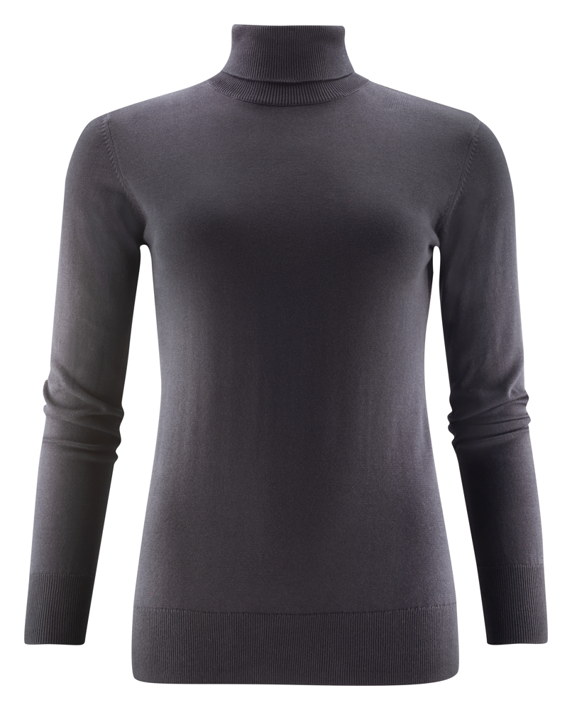Ashland Turtle Gebreide Sweater Dames - Zwart