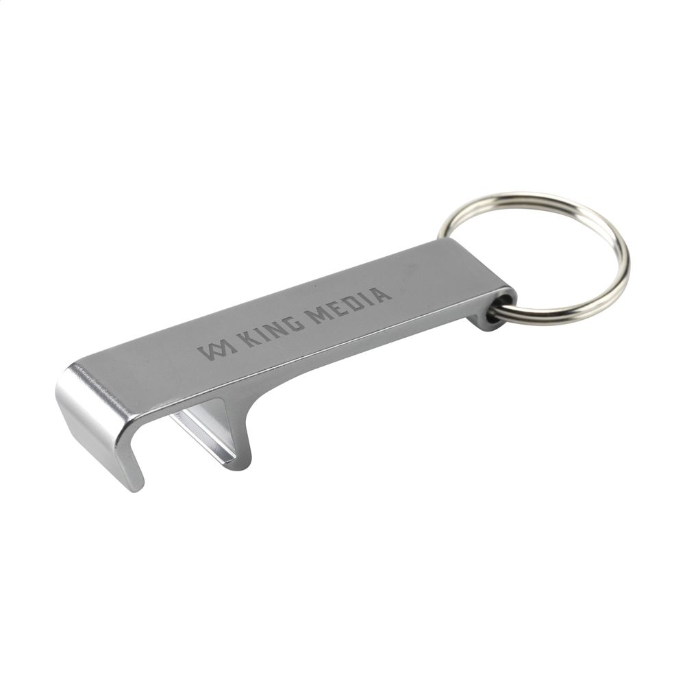 Alu Opener Phone Stand GRS Recycled - Grijs