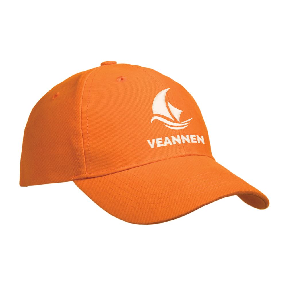 Basic Brushed Cap - Oranje