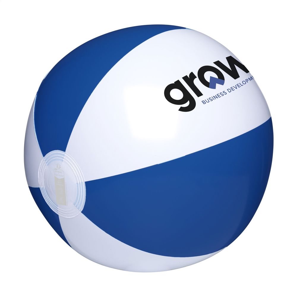 BeachBall Ø 27 cm strandbal - Wit/Donkerblauw