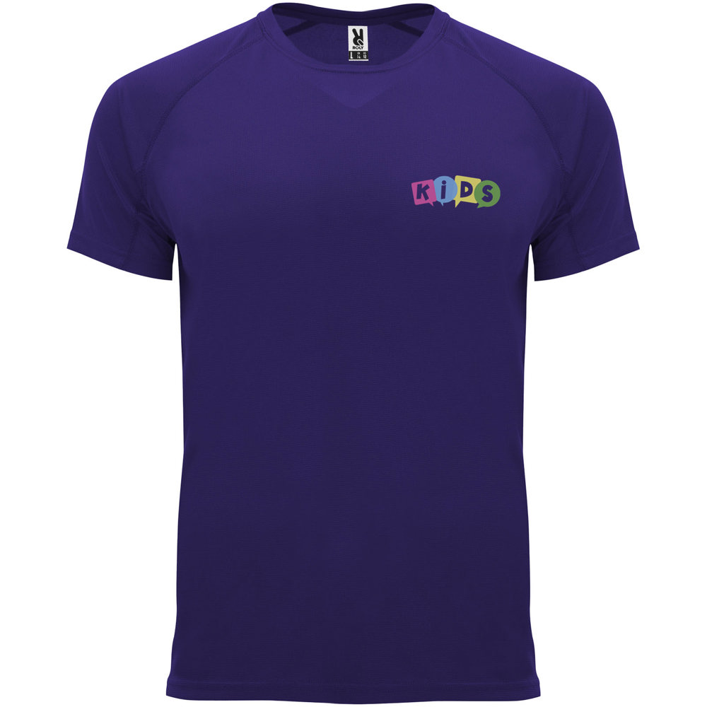 Bahrain 135 g/m² sportshirt met korte mouwen voor kinderen