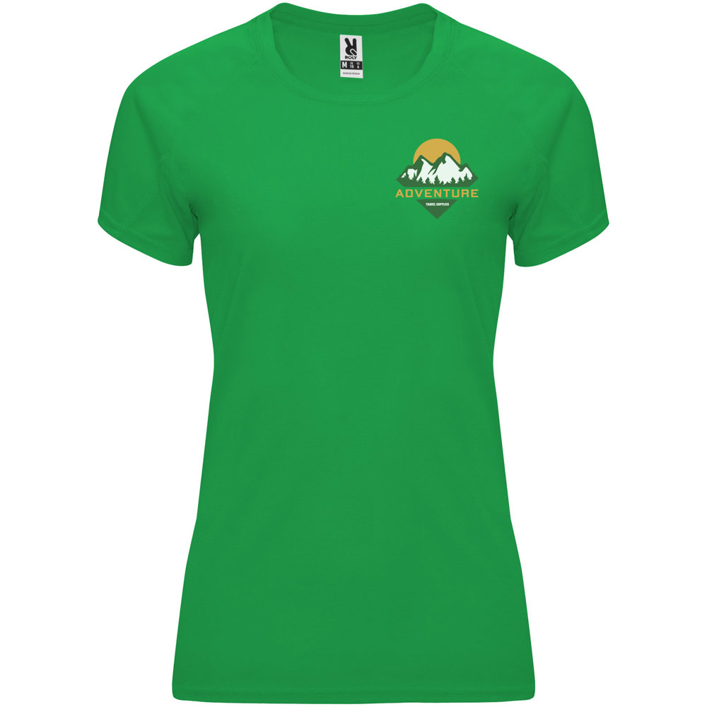 Bahrain 135 g/m² sportshirt met korte mouwen voor dames