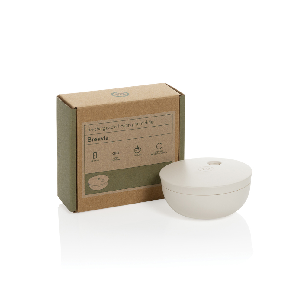 Breevia RCS rplastic oplaadbare drijvende luchtbevochtiger
