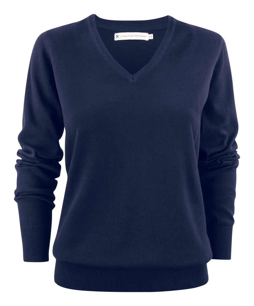 Ashland V Gebreide Sweater Dames - Marine