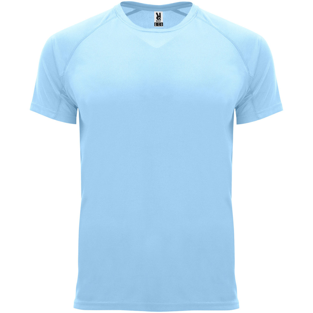 Bahrain 135 g/m² sportshirt met korte mouwen voor kinderen - Hemelsblauw