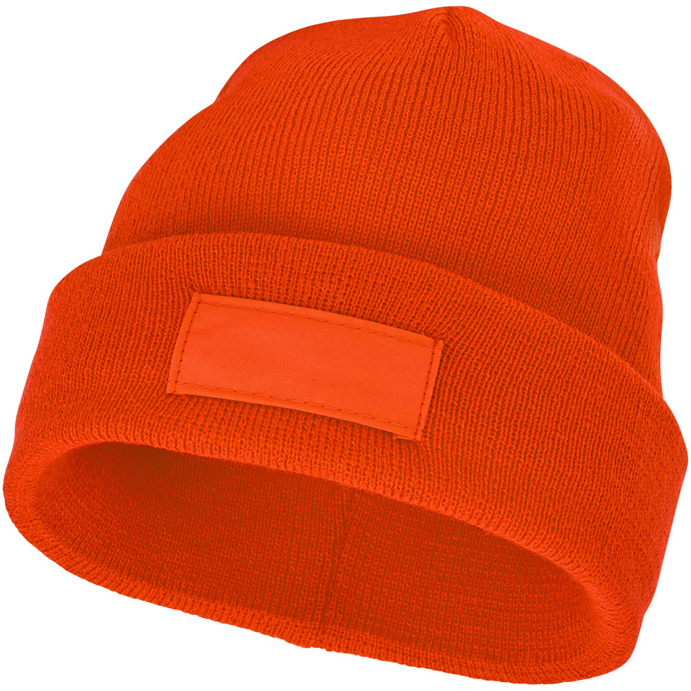 Boreas beanie met patch - Oranje