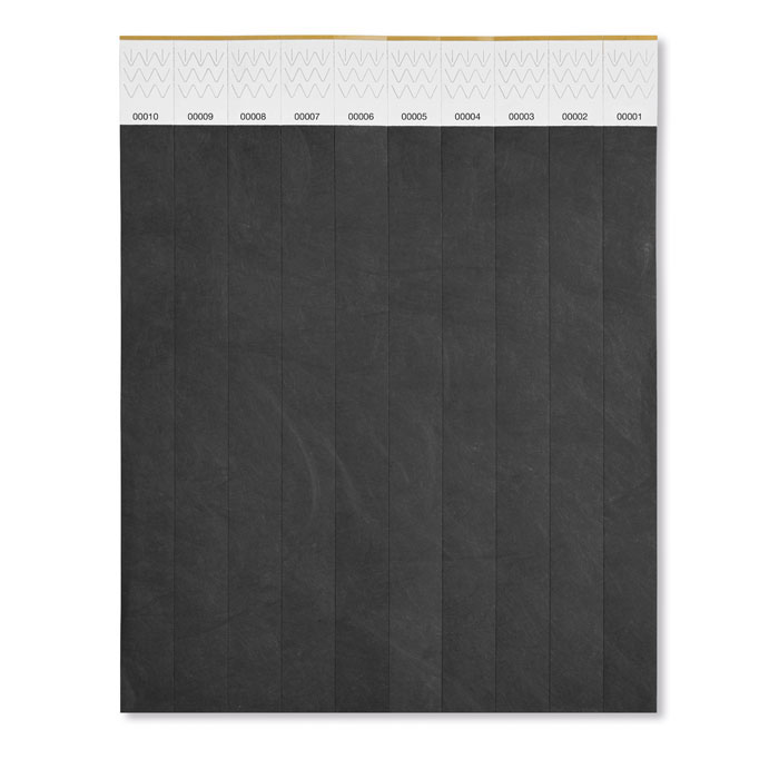 TYVEK - Èèn vel met 10 event armbandjes