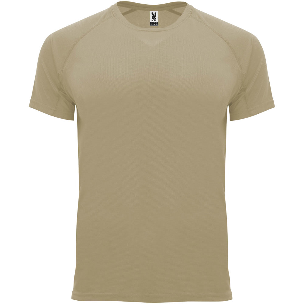 Bahrain 135 g/m² sportshirt met korte mouwen voor heren - Donkerzand