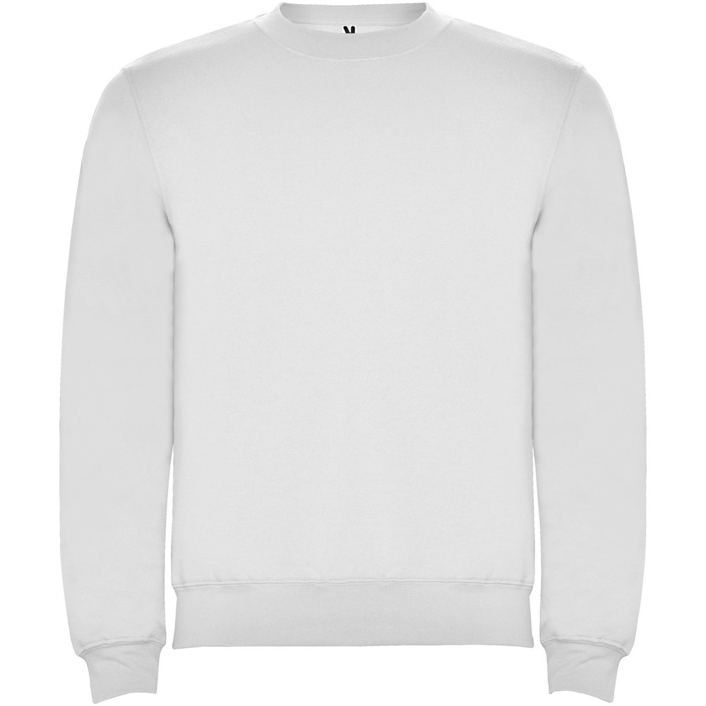 Clasica unisex trui met ronde hals - Wit