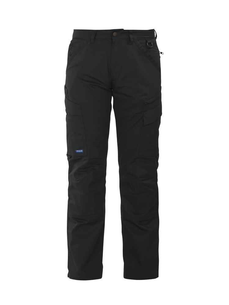 2514 BROEK MET KNIEZAKKEN - Zwart
