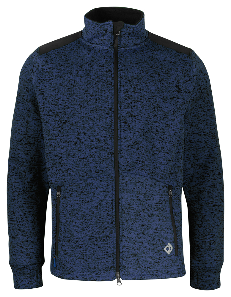 3318 GEBREIDE FLEECE - Marine