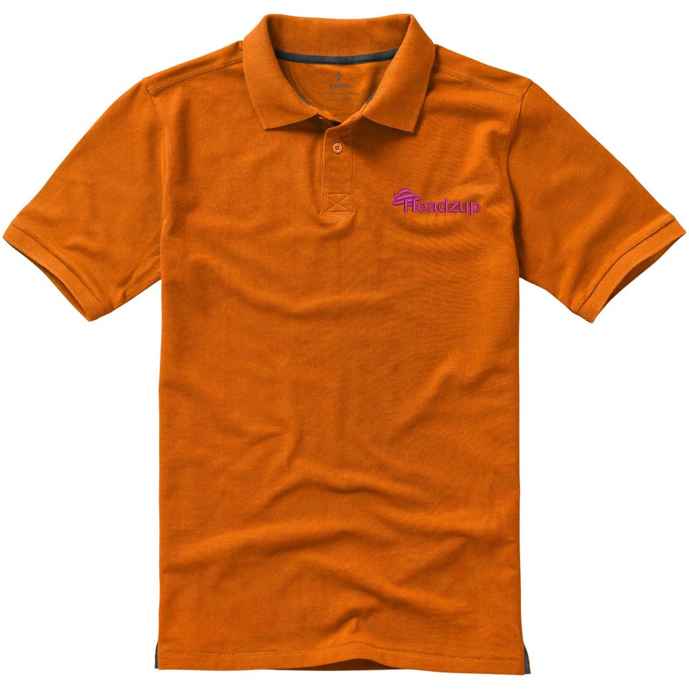 Calgary 200 g/m² herenpolo met korte mouwen