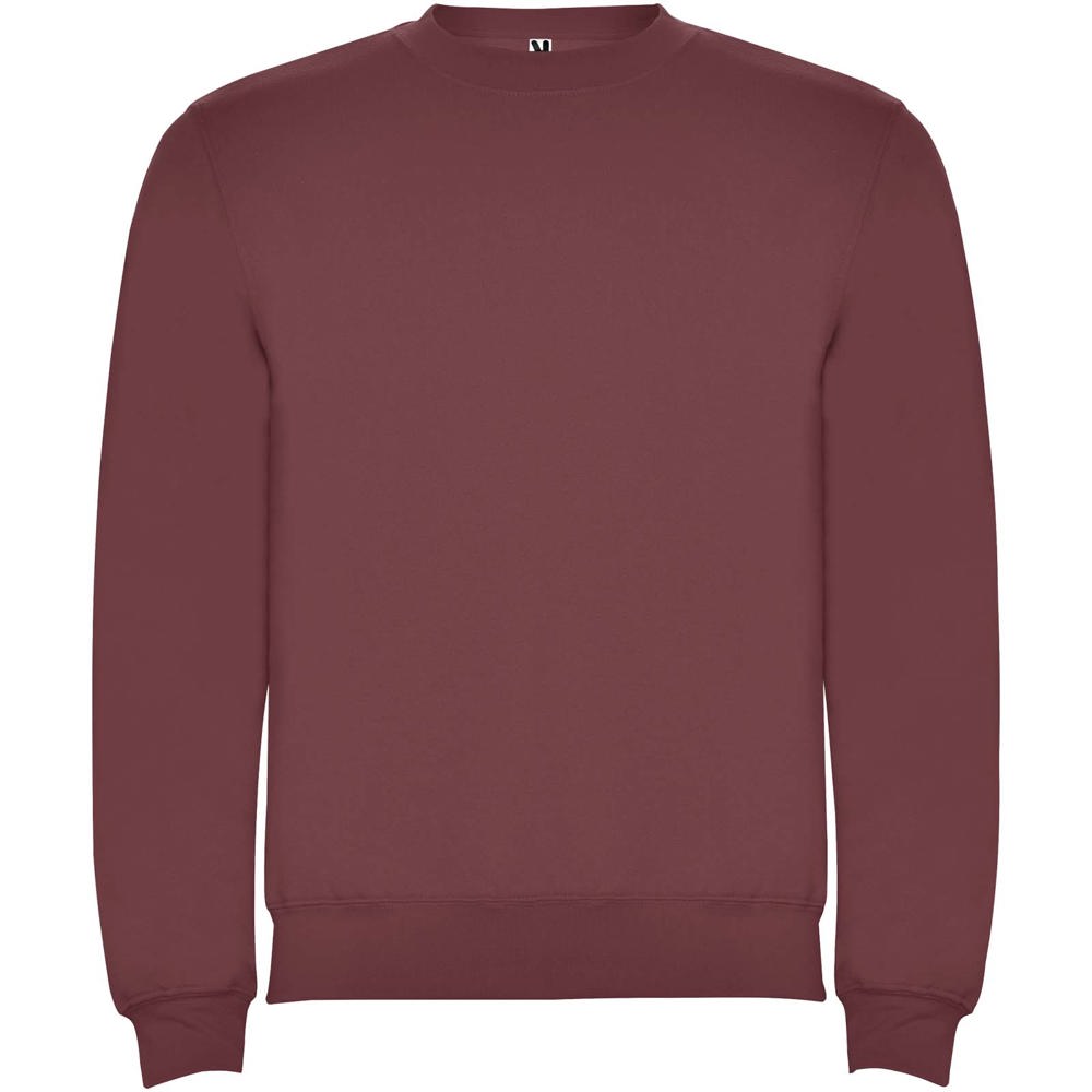 Clasica unisex trui met ronde hals - Bessenrood