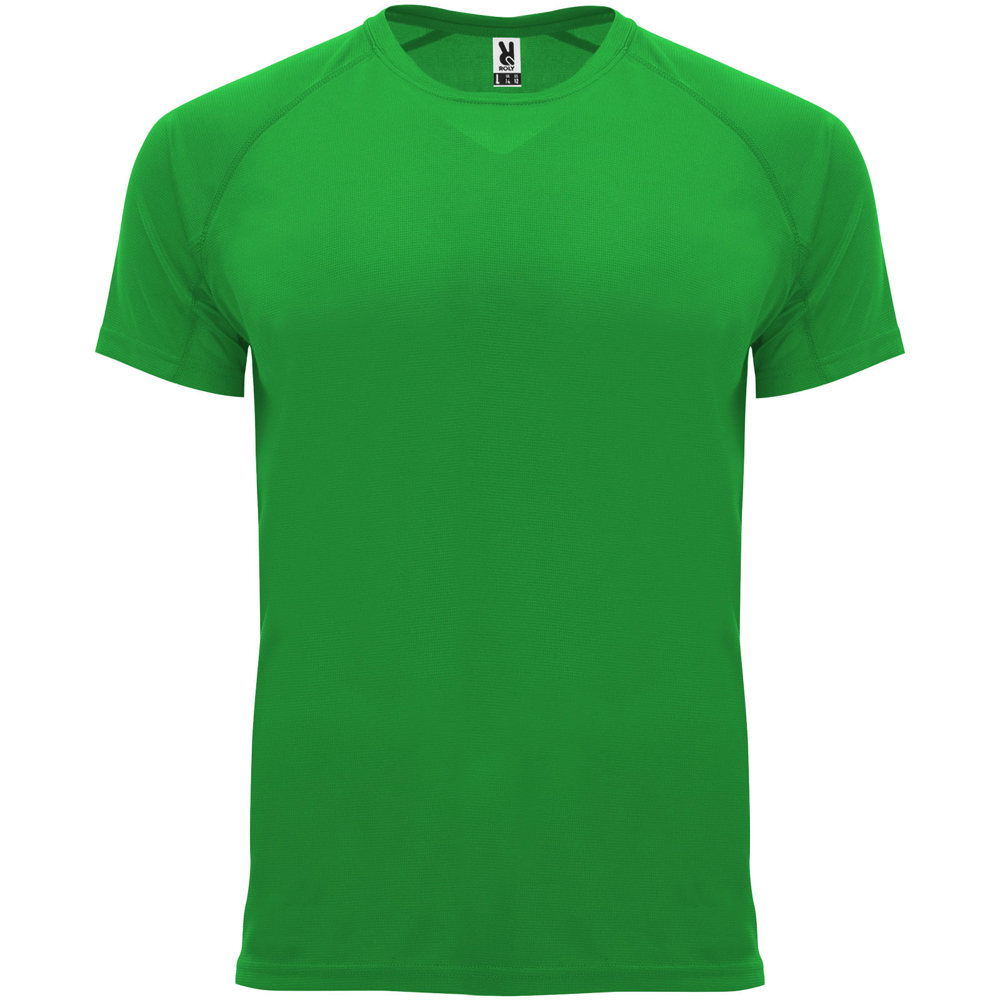 Bahrain 135 g/m² sportshirt met korte mouwen voor kinderen - Varen groen