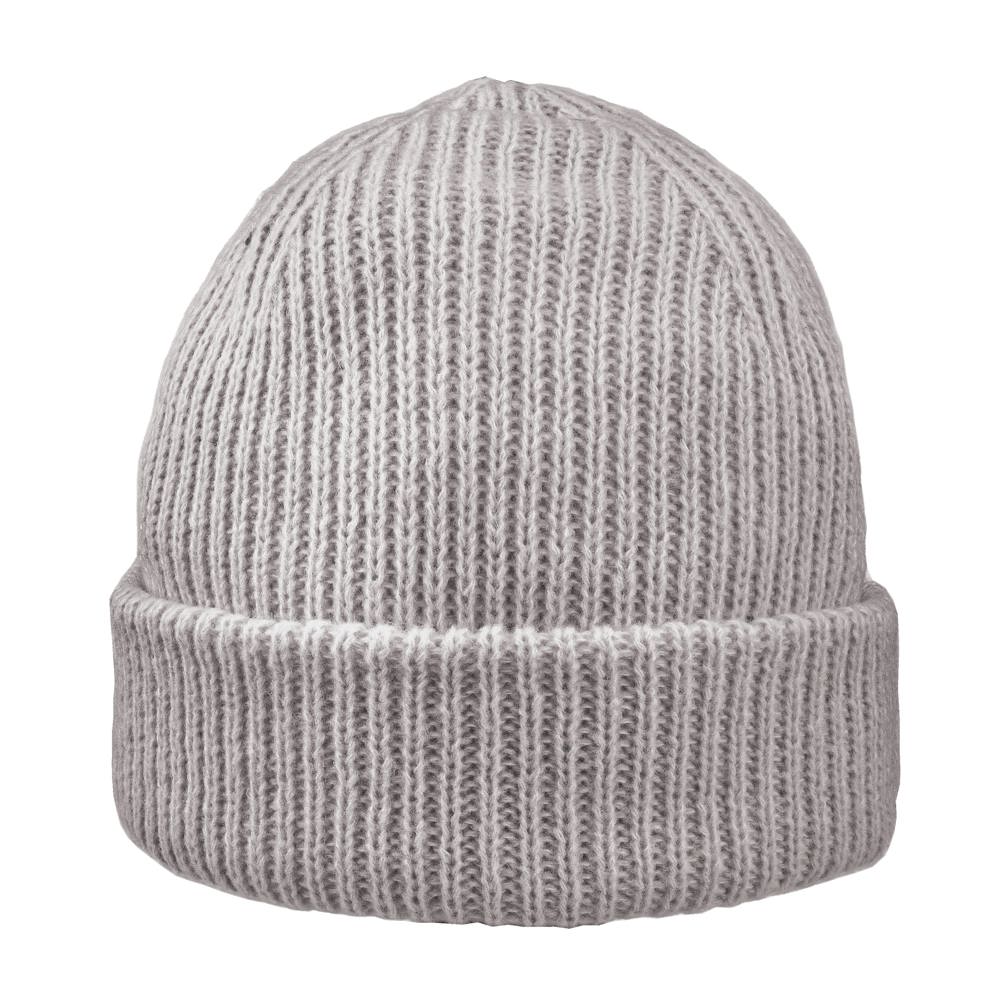 Luxury fine rib beanie - Grijs