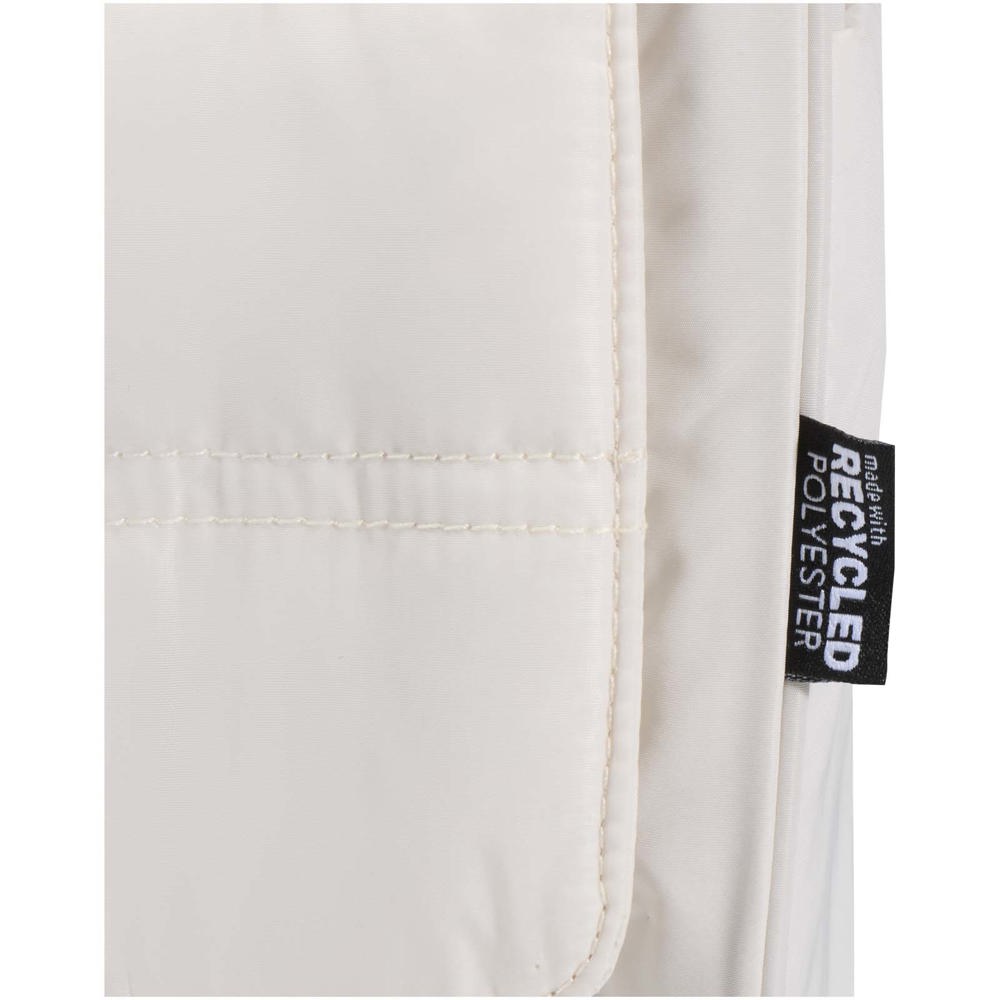 Puffer GRS gerecycleerde ophangbare canvas toilettas 8L