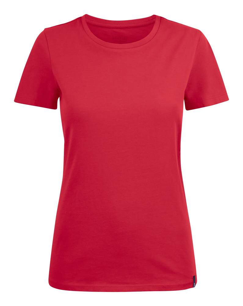 American U T-Shirt Dames - Rood