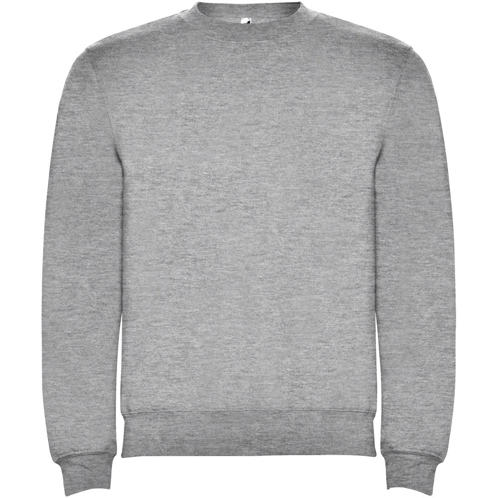 Clasica unisex trui met ronde hals - Gemêleerd grijs