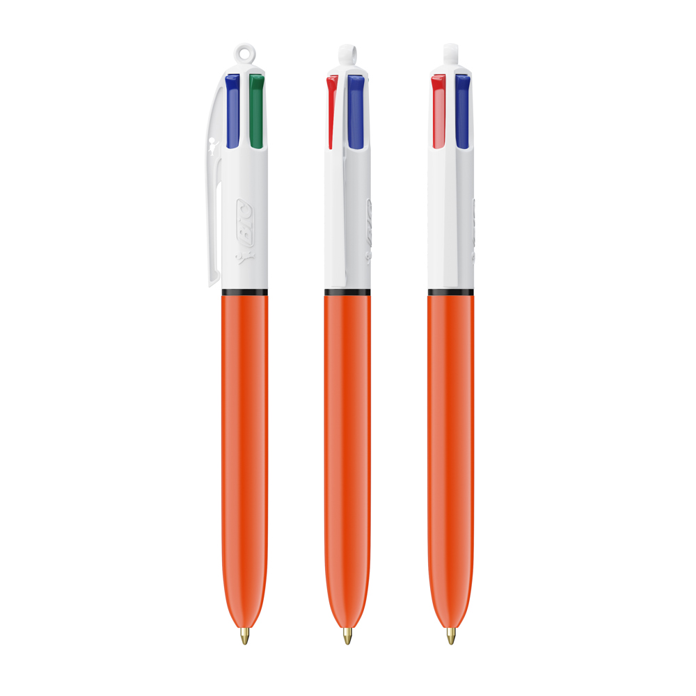 BIC® 4 Colours Fine balpen + Lanyard