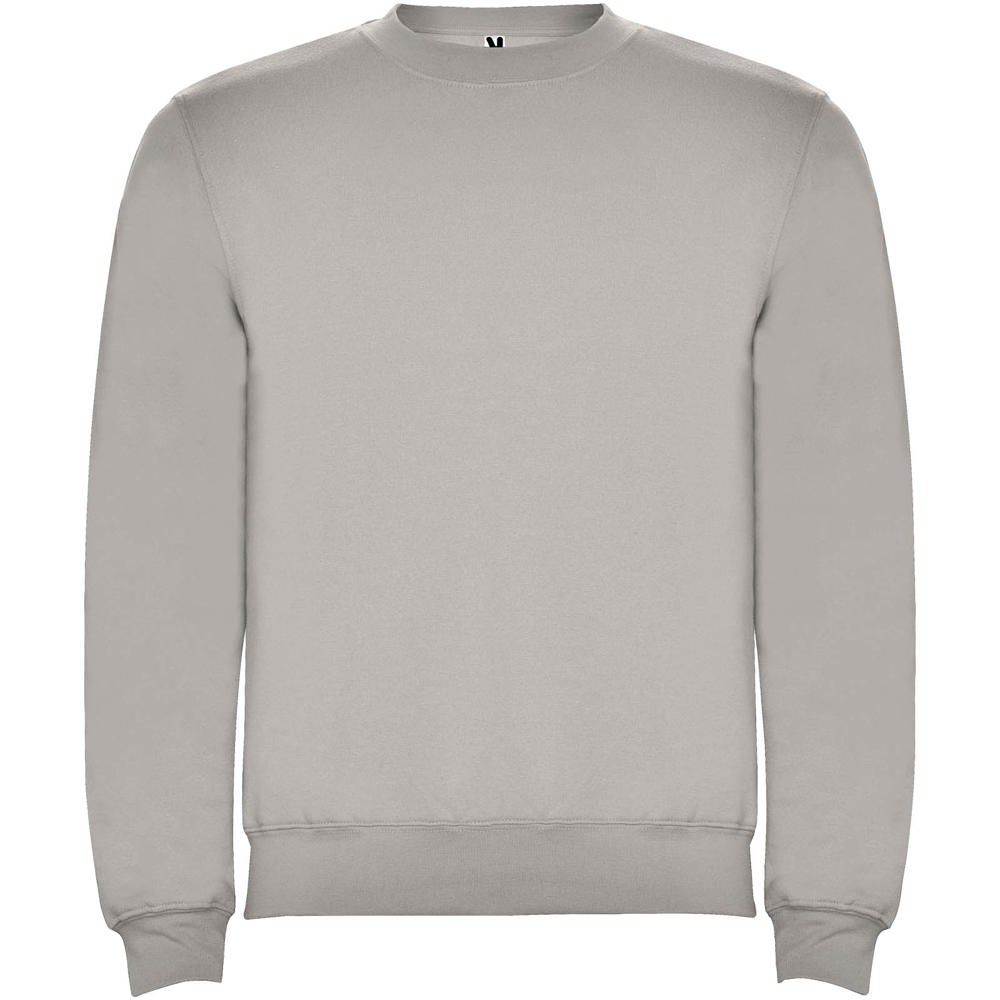 Clasica unisex trui met ronde hals - Parelgrijs