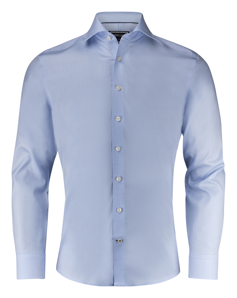 Black Bow 60 Hemd Regular Fit Heren - Hemelsblauw