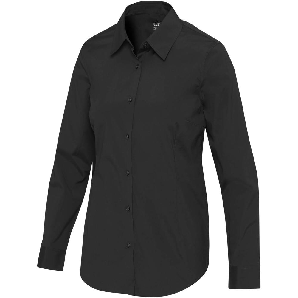Carnelian poplin damesshirt