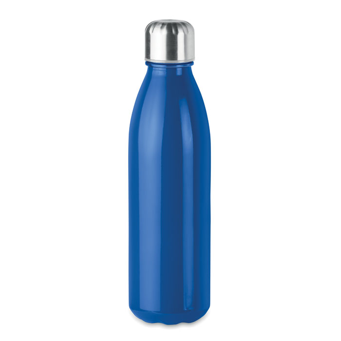 ASPEN GLASS - Glazen drinkfles 650ml - Royal Blauw