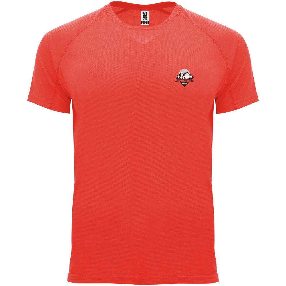 Bahrain 135 g/m² sportshirt met korte mouwen voor kinderen