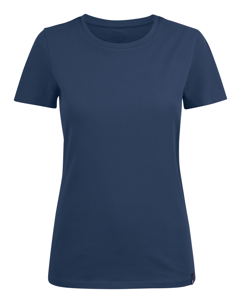 American U T-Shirt Dames - Vintage Blauw