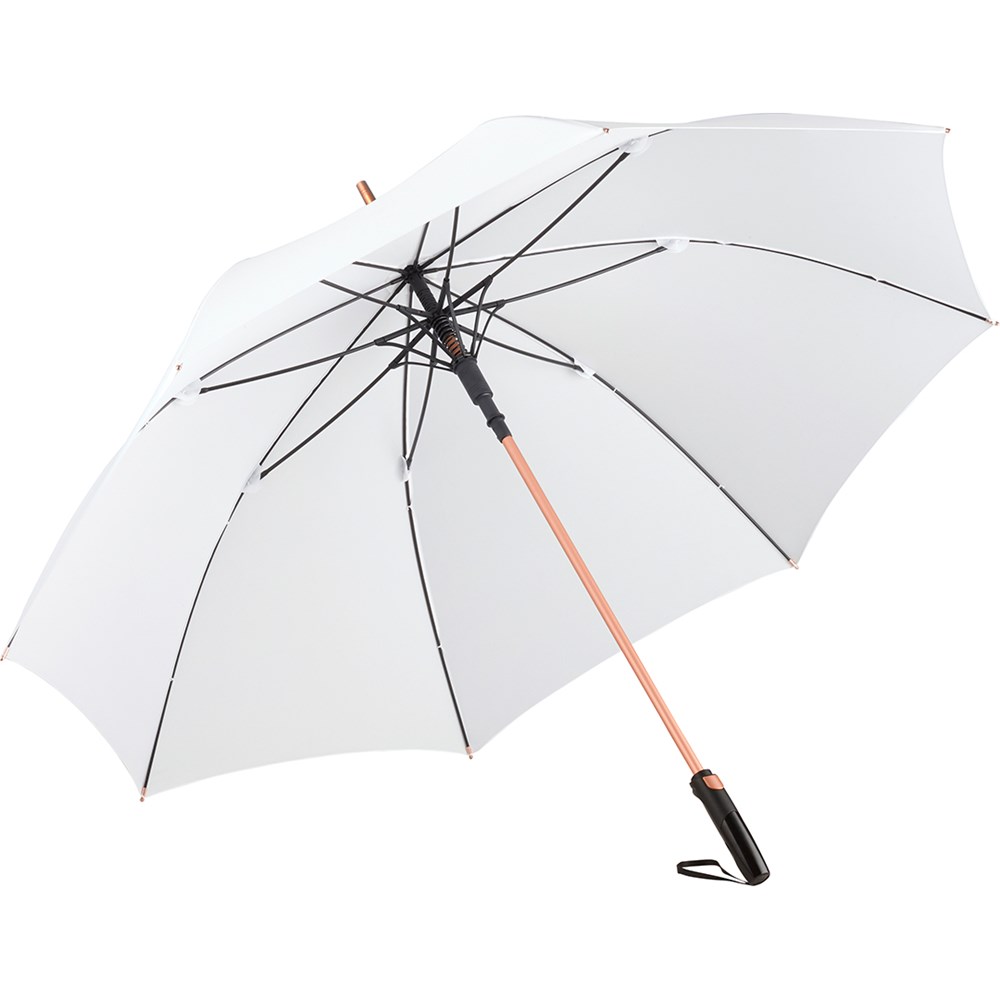 AC alu golfparaplu FARE® Precious - white/copper